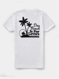 Dog Beach - Womens T-Shirt - White